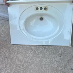 Used Marble Bathroom Sink 32X 22 for Sale. 
