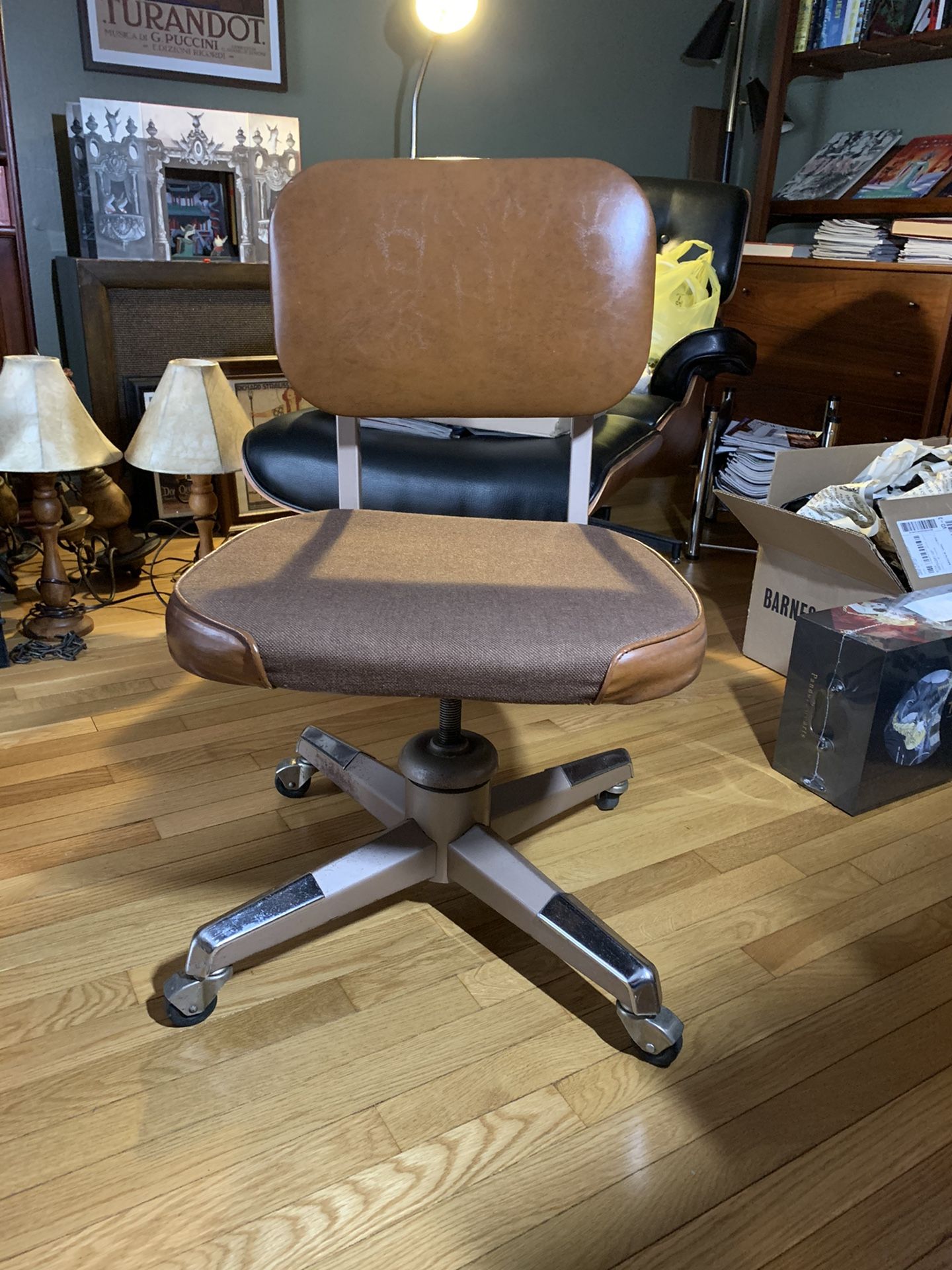 Vintage Industrial Office Chair MId-century Modern (MCM)