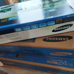 Brand New Samsung 24" Monitors. VGA HDMI AND DVI. SEALED NEVER USED