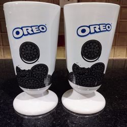 Vintage Oreo Stoneware Milk Shake Cups