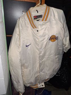 90s Lakers snap on sweater