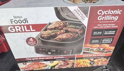 Ninja Foodi EG201 6-in-1 Indoor Grill Air Fryer Roast Bake Broil Dehydrate SALE