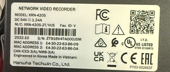 NVR Security System