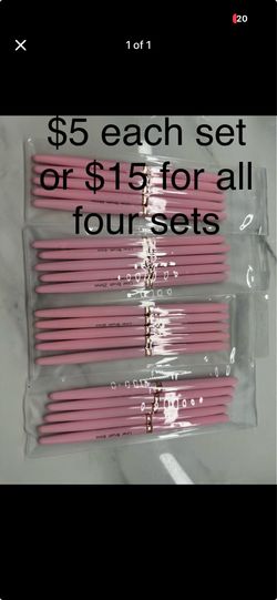 Pink Liner Brushes for Nail Art