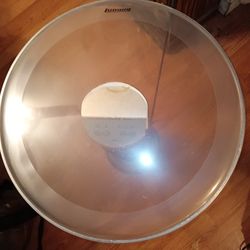 LUDWIG#22"clear bass drum head & interior muffler ring