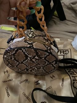 Snake skin purse