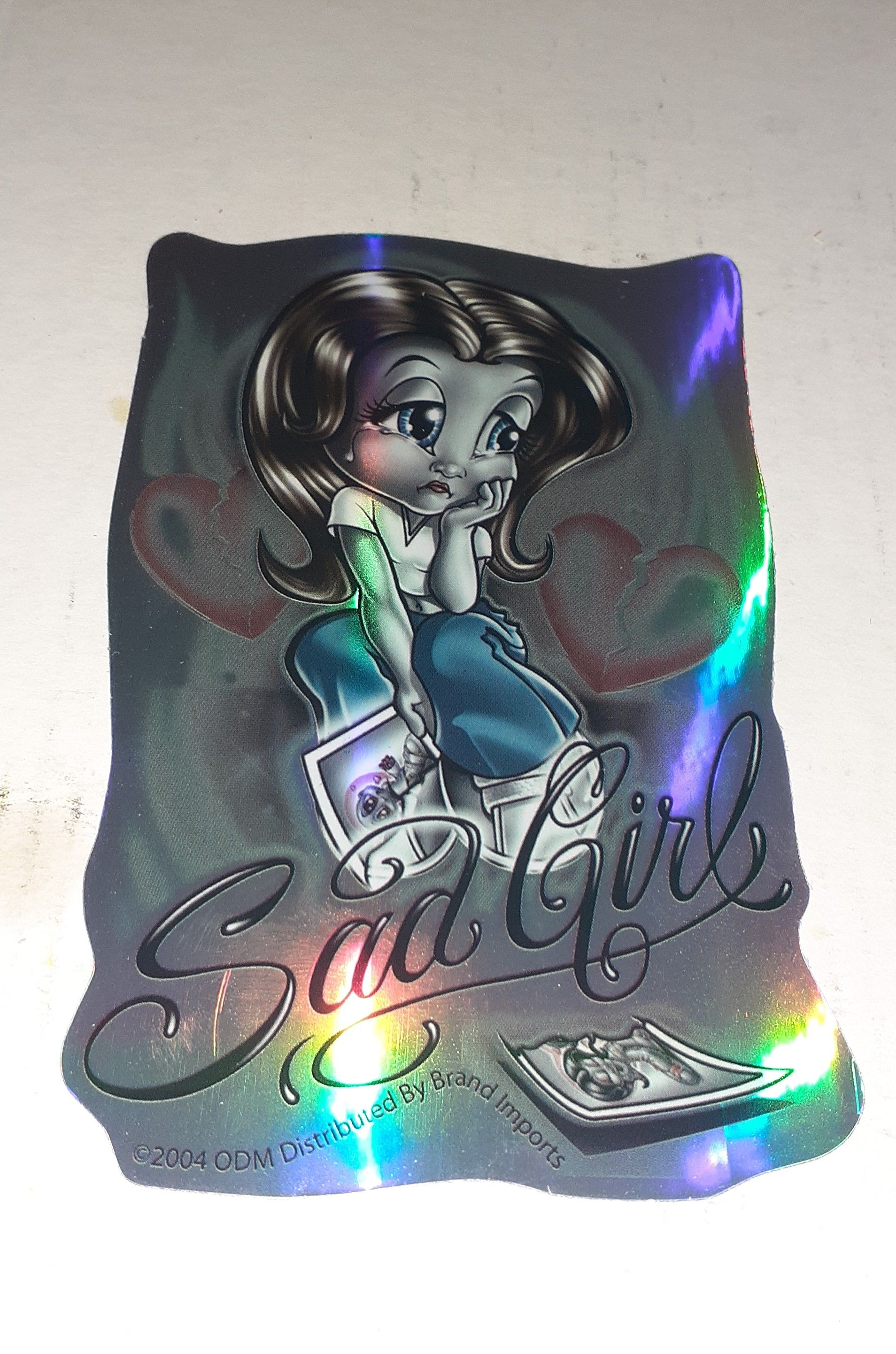 Sad Girl lowrider Sticker