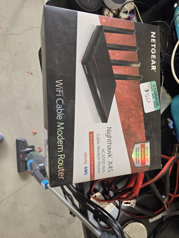 NETGEAR Nighthawk X4S AC3200 WiFi Cable Modem Router