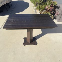 🪑 RV Free-Standing Dinette Table – Dark Brown 