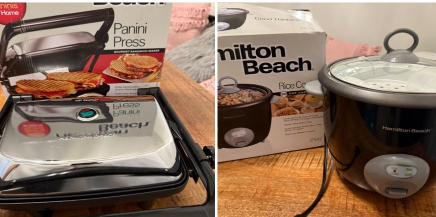 Rice Cooker And Panini Press