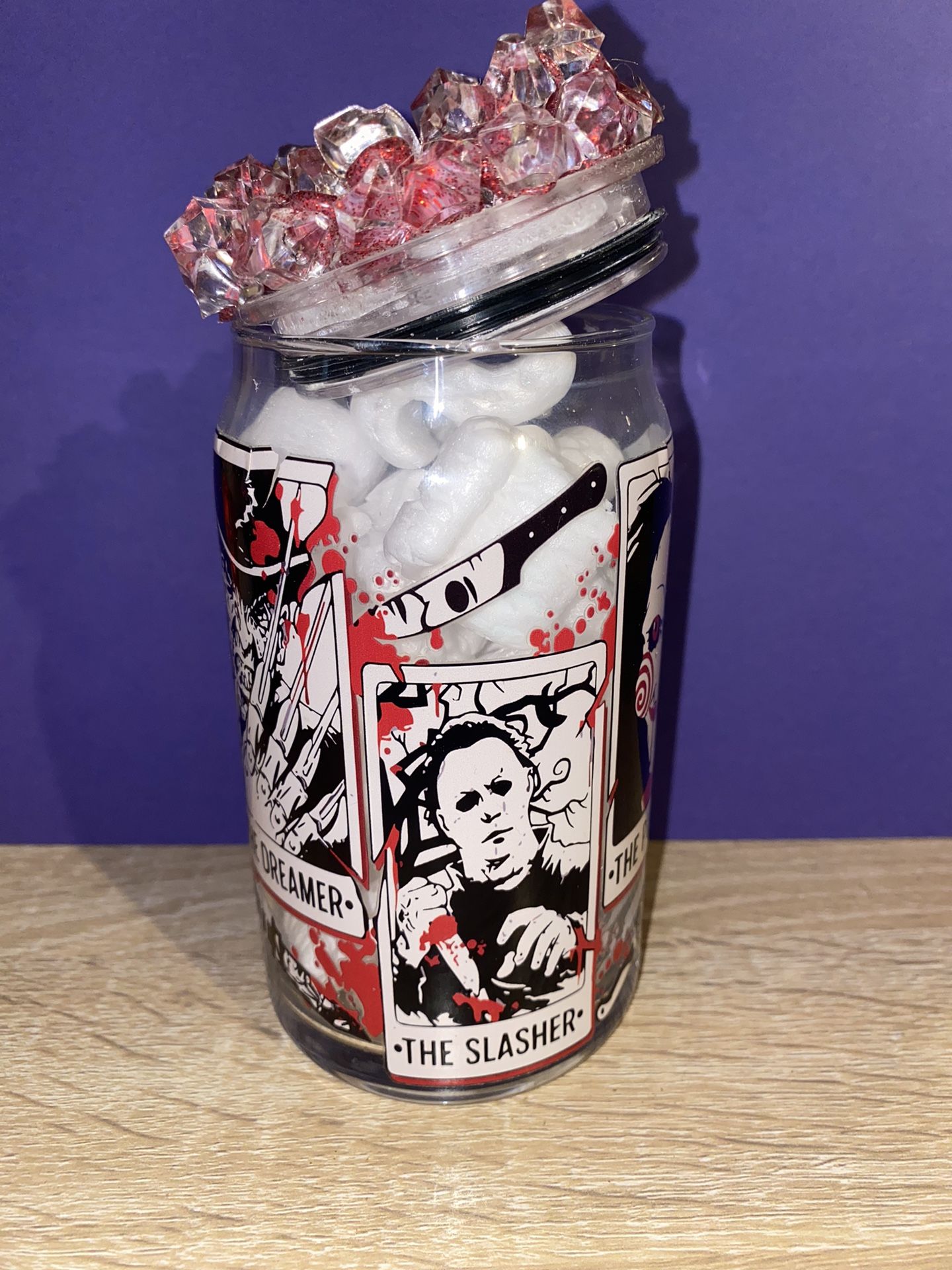 Halloween Glass Cup