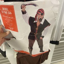 Rebel of the Sea Adult Costume Plus XXL Complete Halloween 🎃 