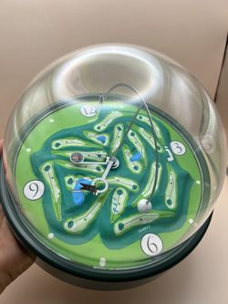 Clock Twin Bird Golf Sport Clock
