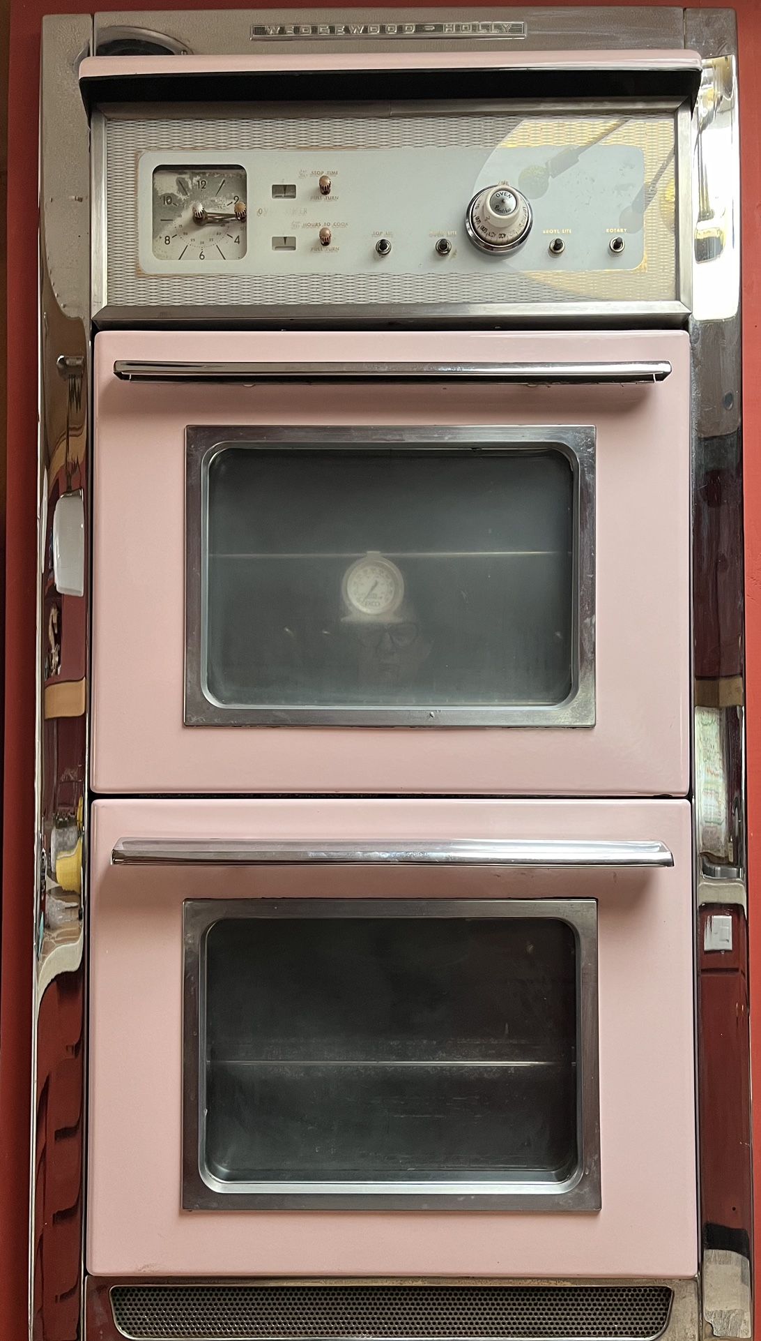 Vintage Westwood-Holly Gas Pink Double Oven