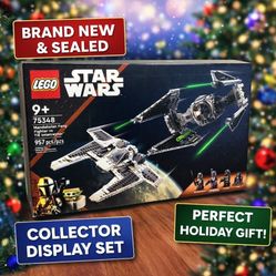 LEGO Star Wars Mandalorian Fang Fighter vs TIE (75348) – New & Sealed