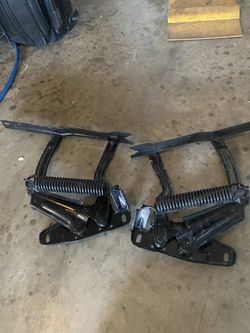 2nd GEN Canaries Trans AM Hood Hindges   Black Power Coated 1(contact info removed) 