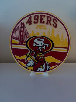 San Francisco 49ers Decorative Round Sign