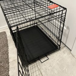 Dog Kennel And Partition - Like New Condition