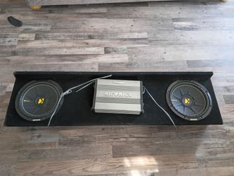 12 inch subwoofers and amp