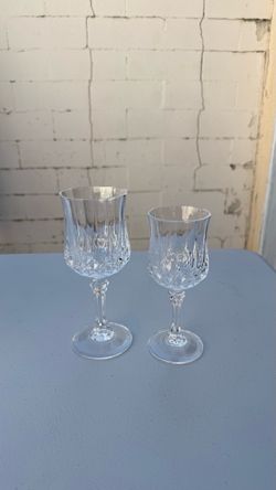 vintage Cristal d’Arques (France) crystal stemware