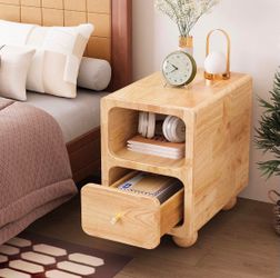 Solid Wood Nightstand