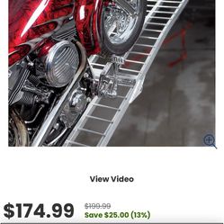 Aluminum Motorcycle Ramp