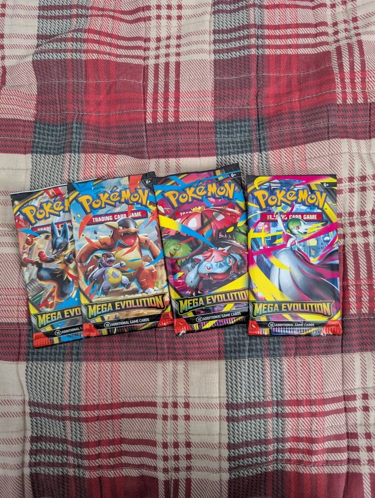 Pokemon TCG Mega Evolution Packs (50¢ Off Each Pack if buying multiple)