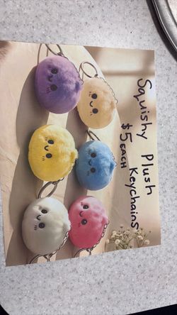 Squishy Plush Keychains