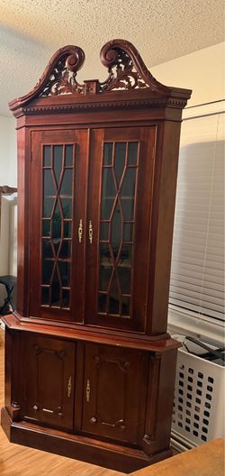 Vintage corner cabinet
