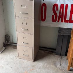 Four Drawer Metal File Cabinet