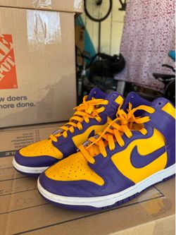 Nike Dunk High Lakers – Men’s Size 9.5 – Excellent Condition