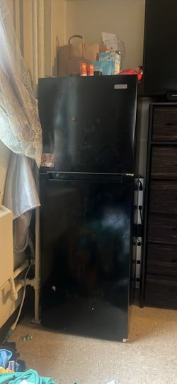 Black refrigerator