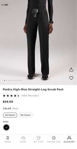 FIGS Black scrub pants