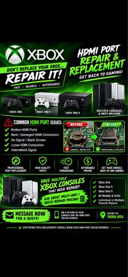 Xbox HDMI repair