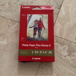 Unused Canon Photo Paper Plus Glossy II