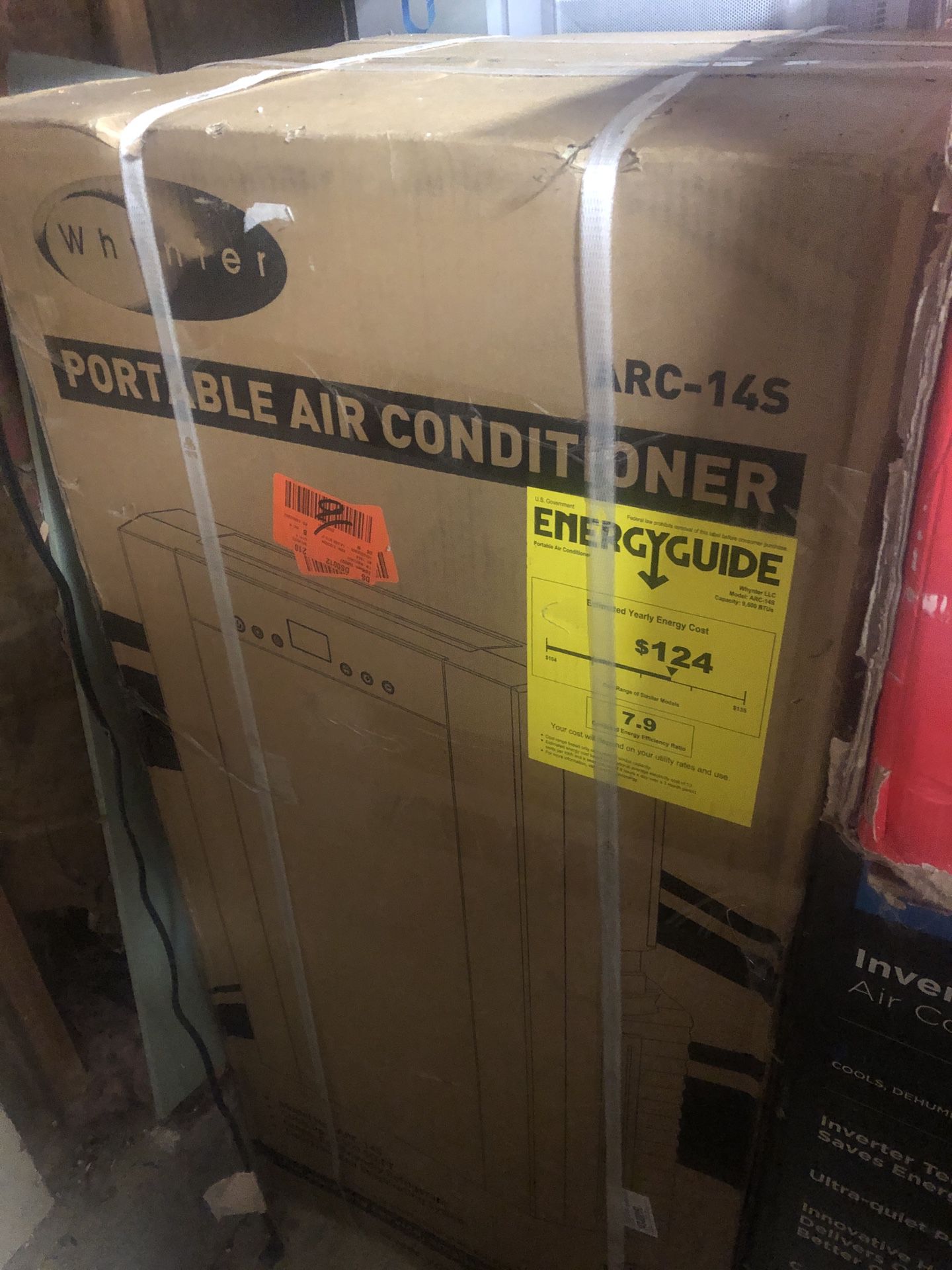 New In Box Whynter ARC-14S 14000 BTU Portable Air Conditioner 
