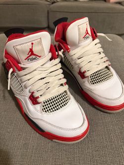 Real Jordan 4 red fire 120$