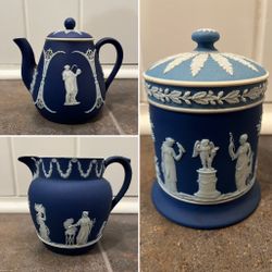 Antique Vintage Wedgwood Jasperware Group