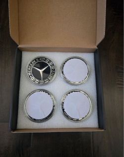 Brand new Mercedes-Benz Benz floating spinning center caps with built in Light !! for Rims all Mercedes // S class CLS CL ML GL C GLE GLC