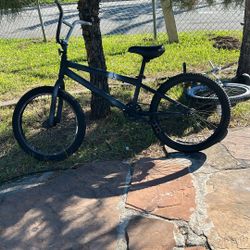 2 Bmx Bikes For Sale The Fully White One Needs Front Wheel The One With Black And White Perfectly Fine