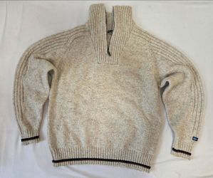 Sweater Mens M 1/4 Zip