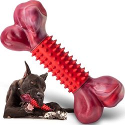 new Tough Dog Toys for Aggressive Chewers Large Breed, Chew Toys, Bones Made with Nylon and Rubber, Big Indestructible Toy, Medium Puppy Teething Chew