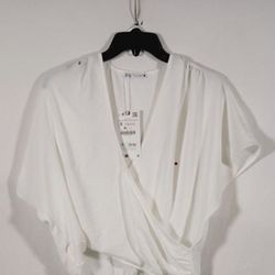 ZARA White Blouse NWT Size Small