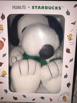 Starbucks snoopy plush