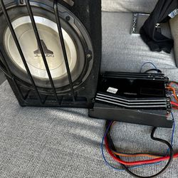 JL Audio 10 In With Amp Good Price 