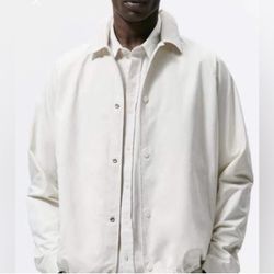 Zara Button Up Puffer Jacket XL