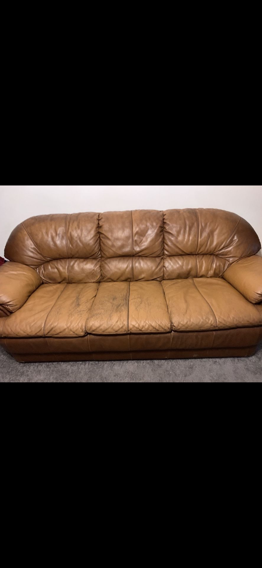 Used Leather Sofa