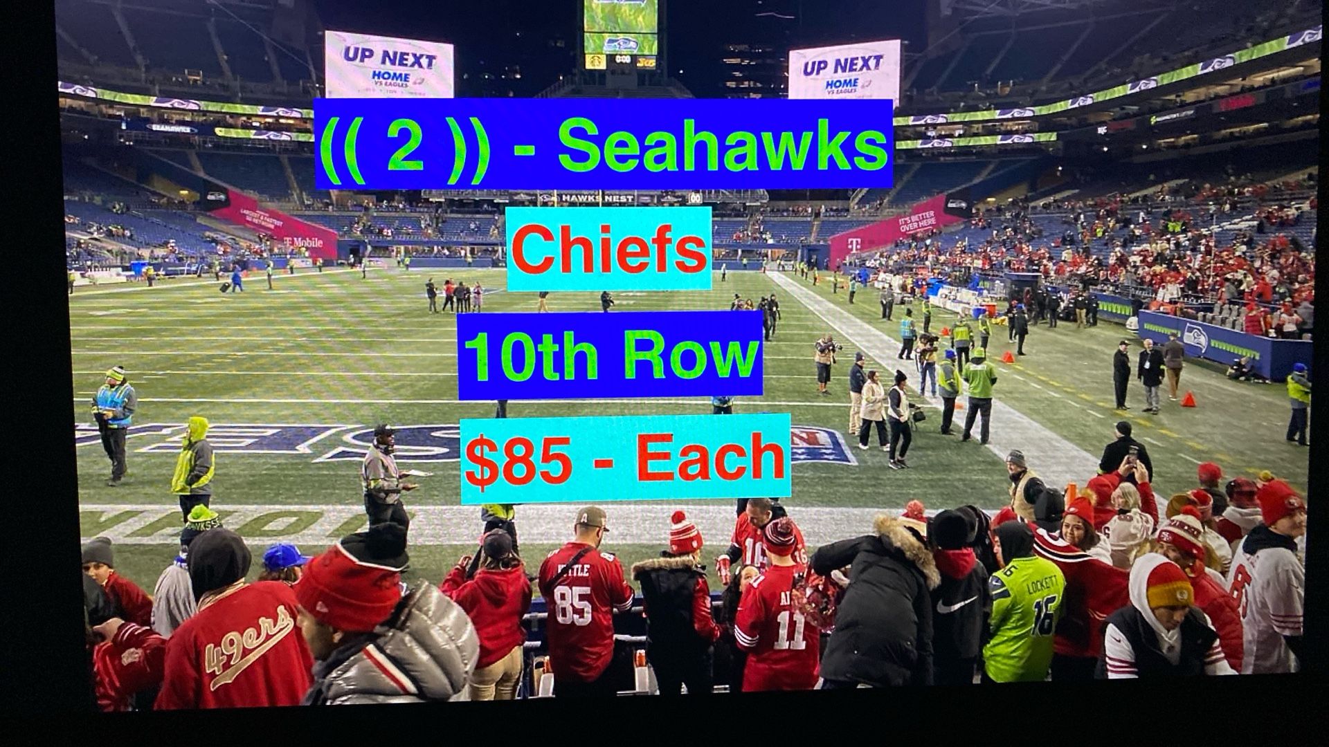 Seahawks Chiefs Tickets