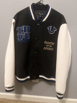 True Religion Varsity Bomber Jacket