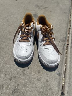 New Nike Air Force 1 Low White Desert Ochre